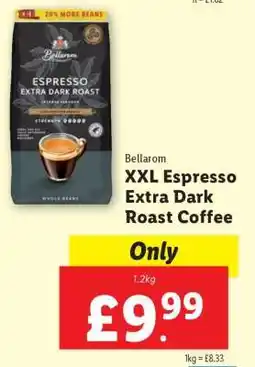 Lidl Bellarom XXL Espresso Extra Dark Roast Coffee offer