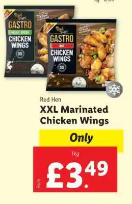 Lidl Red Hen XXL Marinated Chicken Wings offer