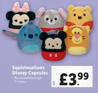 Lidl Squishmallows Disney Capsules offer