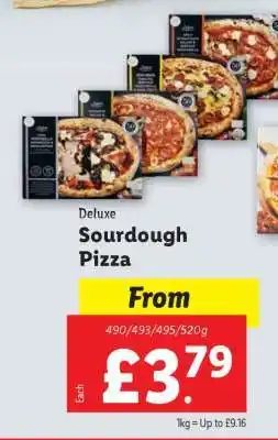 Lidl DELUXE Sourdough Pizza offer