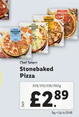 Lidl Chef Select Stonebaked Pizza offer