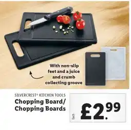 Lidl SILVERCREST Kitchen Tools Chopping Board/Chopping Boards offer