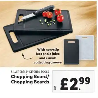 Lidl SILVERCREST Kitchen Tools Chopping Board/Chopping Boards offer