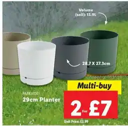 Lidl PARKSIDE 29cm Planter offer