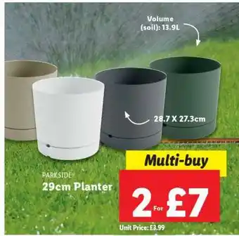 Lidl PARKSIDE 29cm Planter offer