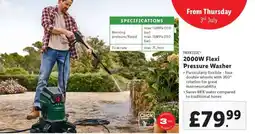 Lidl PARKSIDE 2000W Flexi Pressure Washer offer