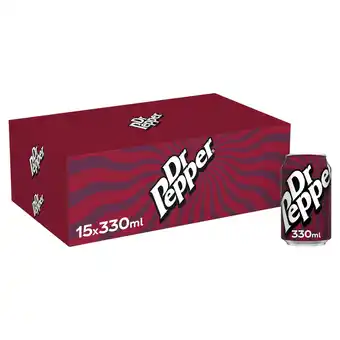 Tesco Dr Pepper 15x330ml Multipack offer