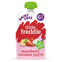 Tesco Little Freddie Organic Dairy Free Strawberry Coconut Yogurt 90g offer