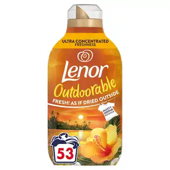 Tesco Lenor Outdoorable Golden Sunset Fabric Conditioner 53 Washes 742ml offer