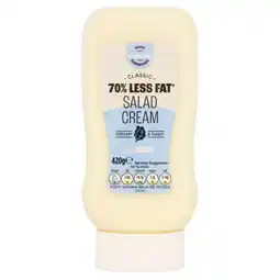 Asda ASDA Classic 70% Less Fat Salad Cream 420g offer