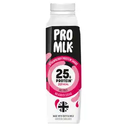 Asda Pro Mlk Strawberry Protein Shake 330ml offer