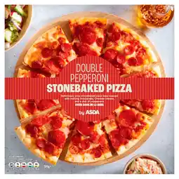 Asda ASDA Stonebaked Double Pepperoni Pizza offer