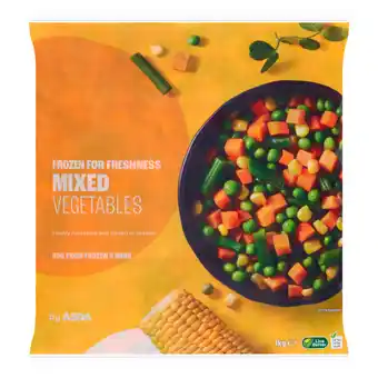 Asda ASDA Frozen for Freshness Mixed Vegetables offer