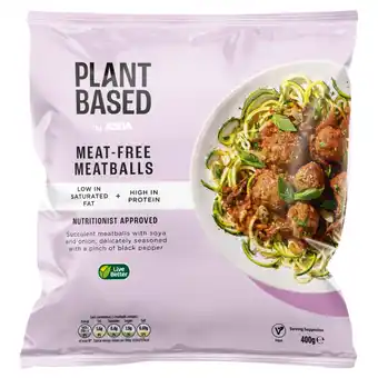 Asda Plant Based by ASDA Meat-Free Meatballs offer