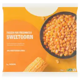 Asda ASDA Frozen for Freshness Sweetcorn offer