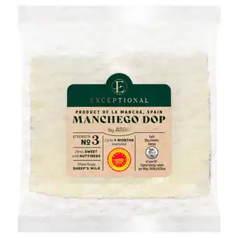Asda Exceptional by ASDA Manchego DOP 150g offer
