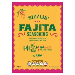 Asda ASDA Sizzlin' Fajita Seasoning 30g offer