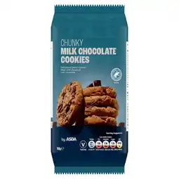 Asda ASDA Chunky Milk Chocolate Cookies 180g offer