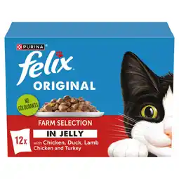 Asda Felix Original Farm Selection in Jelly 12 x 85g (1.02kg) offer