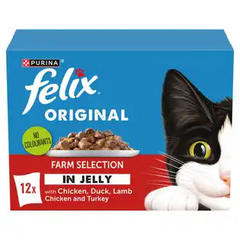 Asda Felix Original Farm Selection in Jelly 12 x 85g (1.02kg) offer