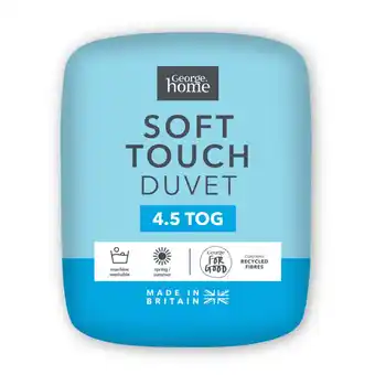 Asda George Home 4.5 Tog Double Duvet offer