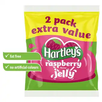 Iceland Hartley's Raspberry Flavour Jelly 2 x 135g offer