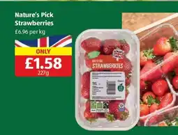 Aldi Nature’s Pick Strawberries offer