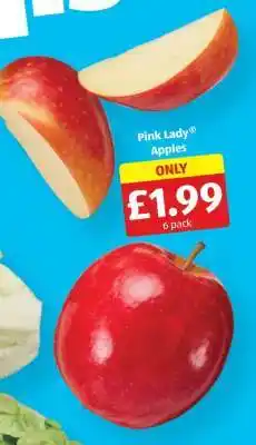 Aldi Pink Lady Apples offer