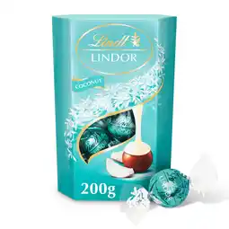 Tesco Lindt Lindor Coconut 200G offer