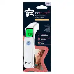 Tesco Tommee Tippee Notouch Forehead Thermometer offer