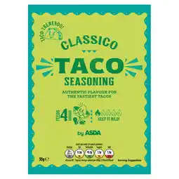 Asda ASDA Taco Seasoning 30g offer