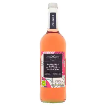 Asda ASDA Extra Special Sparkling Raspberry Pressé with a Hint of Garden Mint 750ml offer