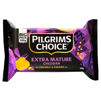 Asda Pilgrims Choice Extra Mature Cheddar 550g offer