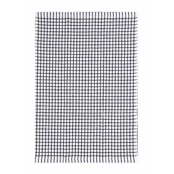 Asda George Home Terry Tea Towel Black Check offer