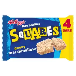 Iceland Kellogg's Rice Krispies Squares Chewy-Tastic Marshmallow Snack Bars 4x28g offer