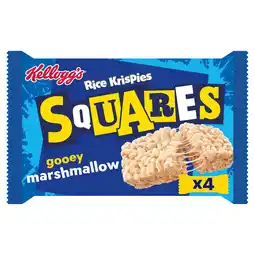 Iceland Kellogg's Rice Krispies Squares Chewy-Tastic Marshmallow Snack Bars 4x28g offer