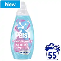 Morrisons Persil Wonder Wash Liquid Detergent Sensitive Non Bio 55 Washes offer