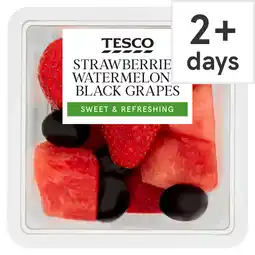 Tesco Tesco Watermelon Strawberry & Black Grape 220G offer