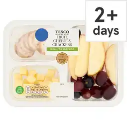 Tesco Tesco Fruit, Cheese & Crackers Snack Pack 150g offer