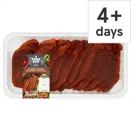 Tesco Tesco Fire Pit 10 Sweet & Smoky BBQ Pork Loin Steaks 1kg offer