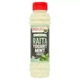 Tesco Indus Raita Yoghurt & Mint Sauce 400ml offer