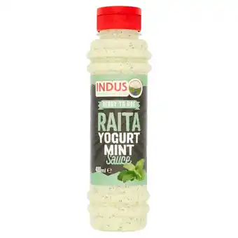 Tesco Indus Raita Yoghurt & Mint Sauce 400ml offer