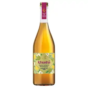 Tesco Isla Delice Khushii Apple Lemon & Mint Flavour Sparkling Juice Drink 750ml offer