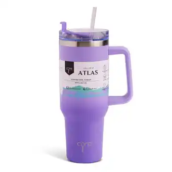 Tesco Core Kitchen Lilac Ombre Atlas Tumbler 1.2L offer