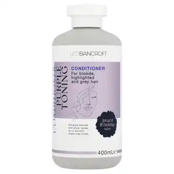 Tesco LEO BANCROFT CONDITIONER PURPLE TONING 400ml offer