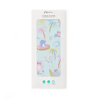 Tesco Paperchase Cosmo 3 Pack Tissue Paper & Stickers offer