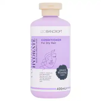 Tesco LEO BANCROFT CONDITIONER HYDRATE WITH HYALURONIC ACID 400ml offer