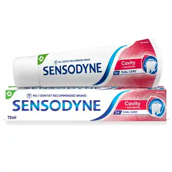 Tesco Sensodyne Cavity & Sensitivity Toothpaste 75ml offer