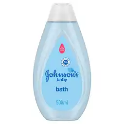 Tesco Johnson's Baby Regular Gentle Baby Bath 500ml offer