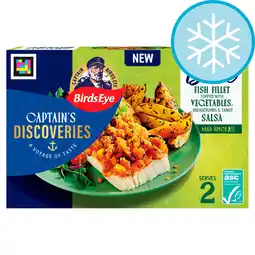 Tesco Birds Eye Captain's Discoveries Mexican Inspired Bake Fish Fillets 380g offer